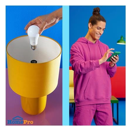 หลอด LED WIZ SMART BULB BOHLAM PINTAR 8.5 วัตต์ RGB E27_3