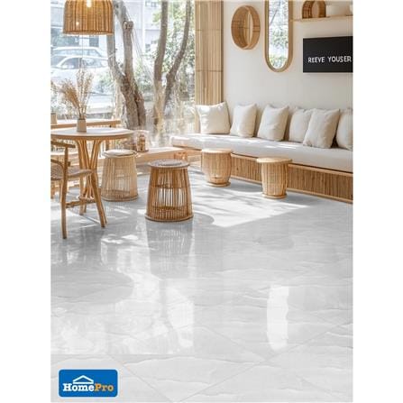 กระเบื้องพื้น 40x40 ซม. TARA อูน่ามาร์เบิ้ล สีเทา A 0.96 ตร.ม._4
