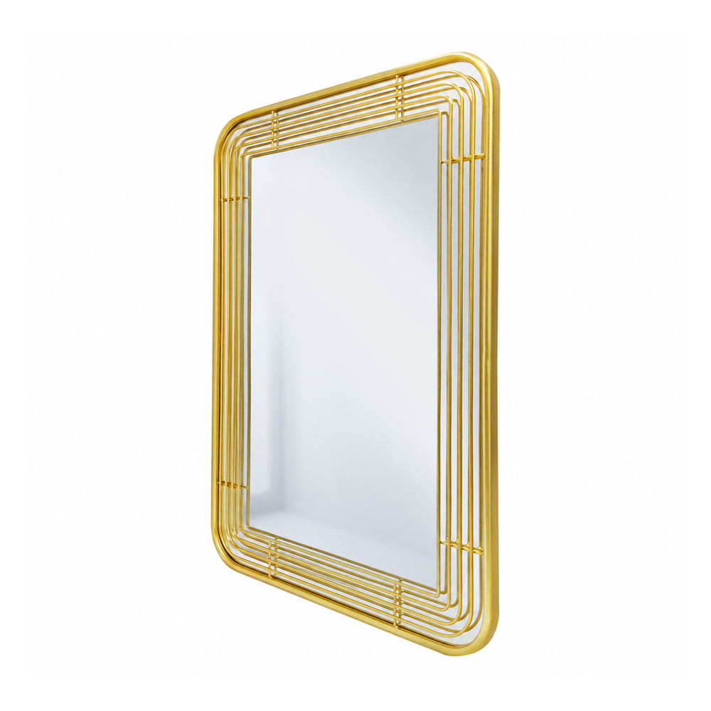 กระจกเงาตกแต่ง MOYA HP-2025-G 60x90 ซม. สีทอง
