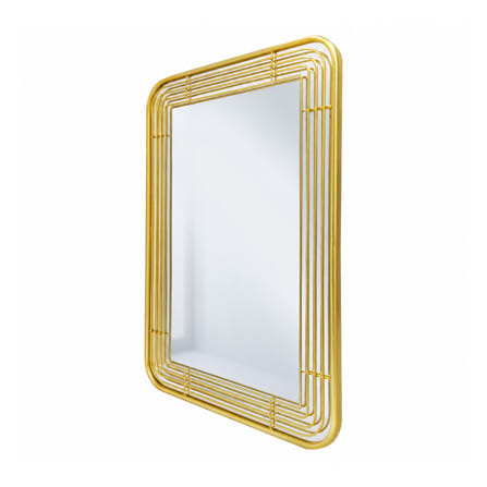 กระจกเงาตกแต่ง MOYA HP-2025-G 60x90 ซม. สีทอง_2