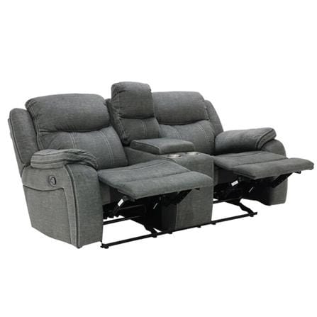 RECLINER 2 ที่นั่ง SB FURNITURE ZOKER 19225300 สีเทา_1