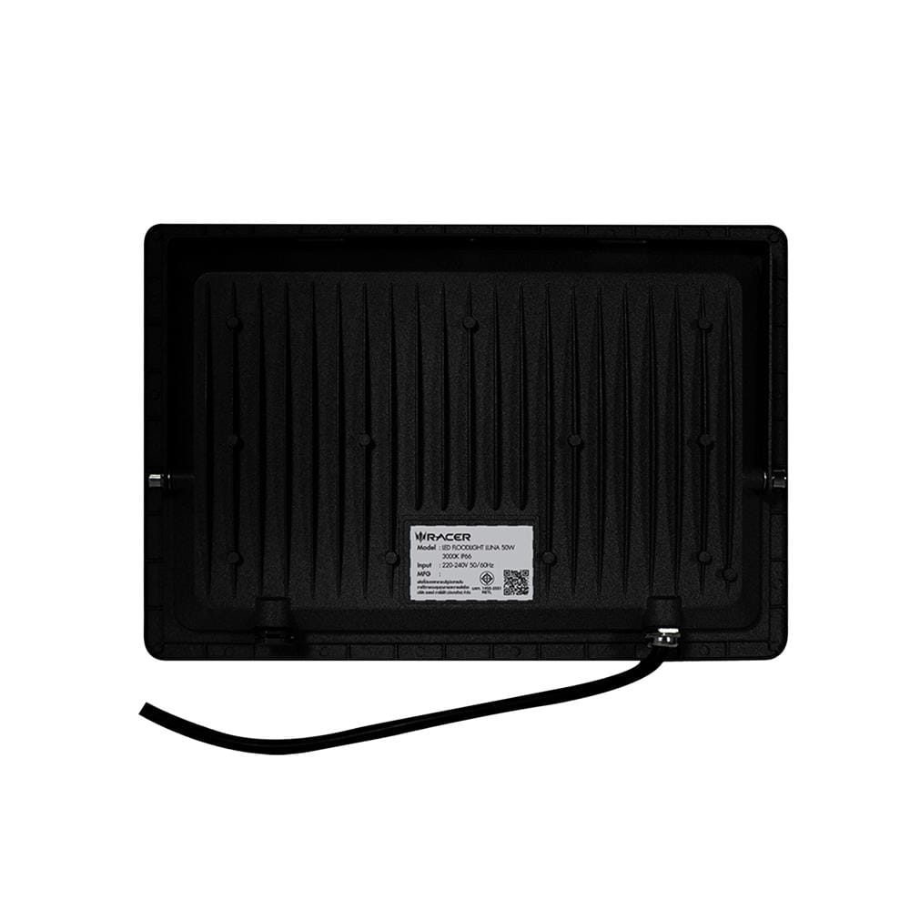 สปอตไลท์ภายนอก LED FLOODLIGHT RACER LUNA 50 วัตต์ WARM WHITE