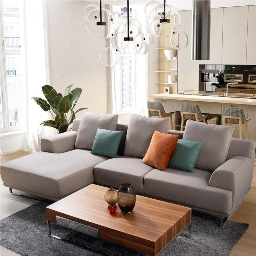 โซฟาเข้ามุมซ้าย SB FURNITURE GIRLY 19225139 สีน้ำตาล