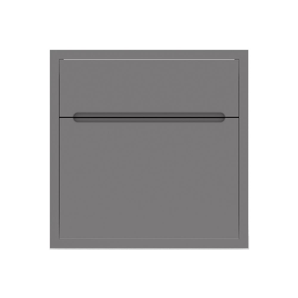 ตู้ลิ้นชัก KITZCHO CURVE 66x66 ซม. สี GREY GRAPHITE