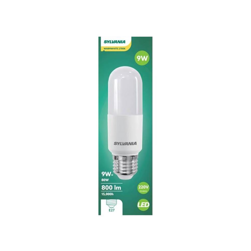 หลอด LED SYLVANIA STIK BASIC 9 วัตต์ WARM WHITE E27