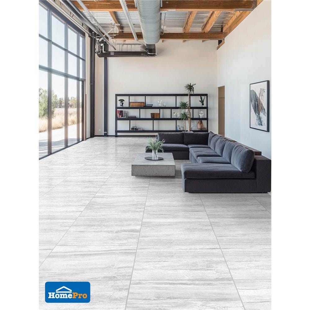 กระเบื้องพื้นพอร์ซเลน 90x90 ซม. COTTO ESPANA ลักชัวรี่ ไวท์ ซอฟท์ ขาว PM 1.62 ตร.ม.