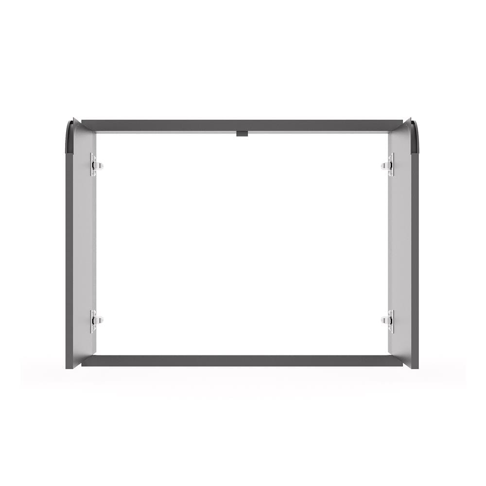 บานซิงค์คู่ KITZCHO CURVE 86x66 ซม. สี GREY GRAPHITE