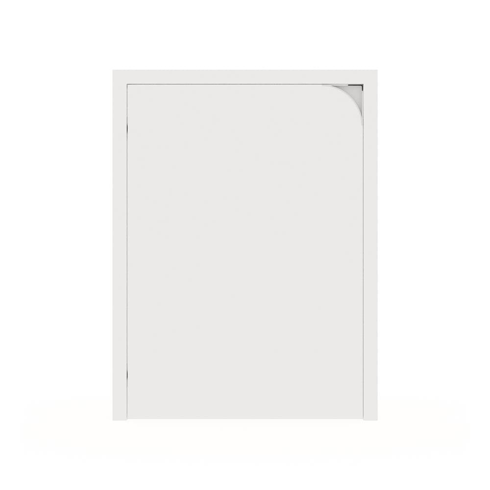 บานถังแก๊สเปิดซ้าย KITZCHO CURVE 56x74 ซม. สี DIAMOND