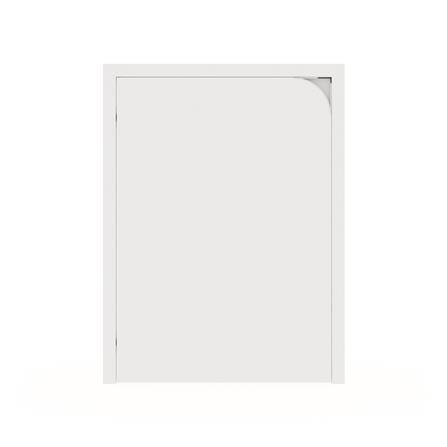 บานถังแก๊สเปิดซ้าย KITZCHO CURVE 56x74 ซม. สี DIAMOND_0