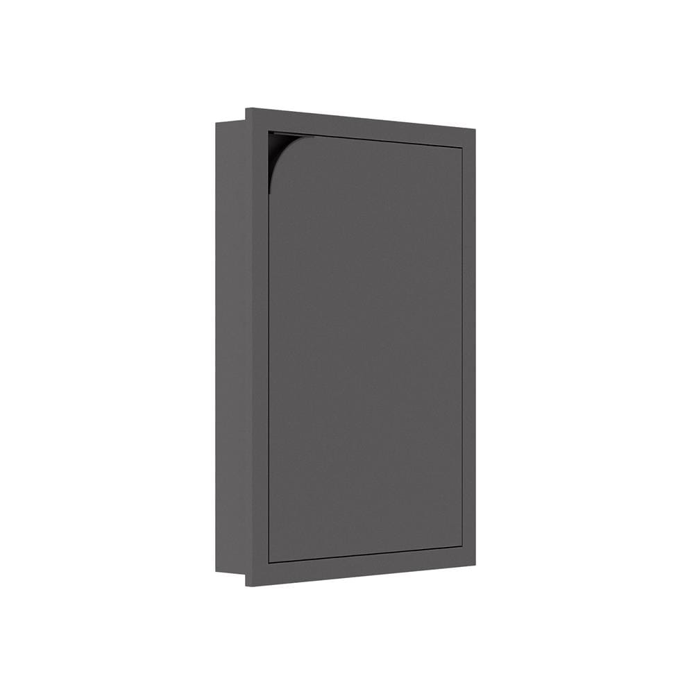 บานซิงค์เดี่ยวเปิดขวา KITZCHO CURVE 46x66 ซม. สี GREY GRAPHITE