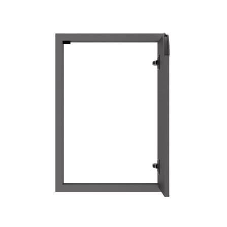 บานซิงค์เดี่ยวเปิดขวา KITZCHO CURVE 46x66 ซม. สี GREY GRAPHITE_4