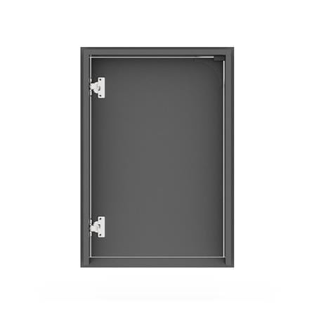 บานซิงค์เดี่ยวเปิดขวา KITZCHO CURVE 46x66 ซม. สี GREY GRAPHITE_5