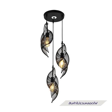 ไฟช่อ NEOLIGHT 501-3BK สีดำ 3 หัว_0