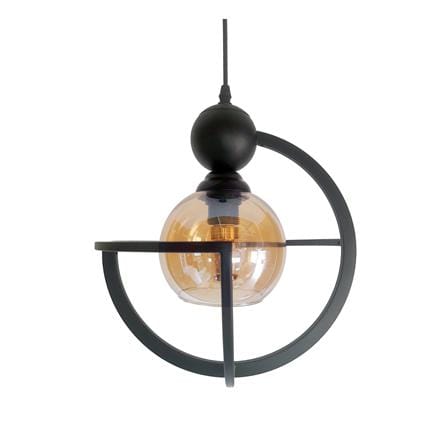 ไฟช่อ NEOLIGHT 502-1BK สีน้ำตาล/ดำ 1 หัว_1