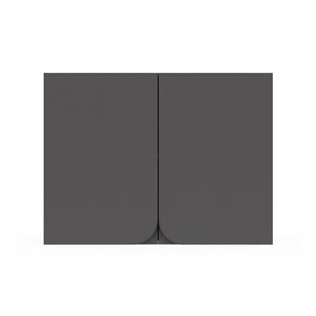 ตู้แขวนคู่ KITZCHO CURVE 80x60 ซม. สี GREY GRAPHIT...