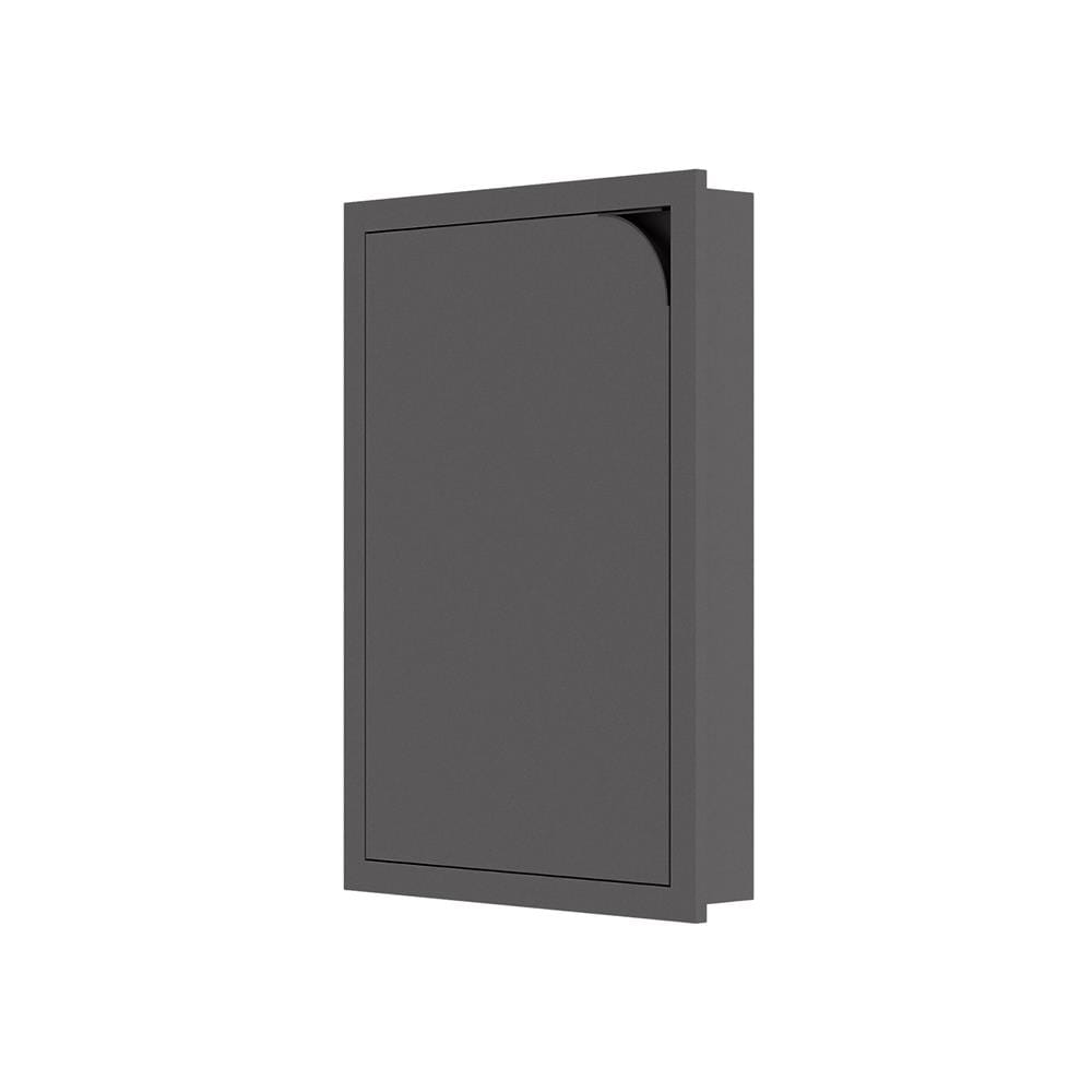 บานซิงค์เดี่ยวเปิดซ้าย KITZCHO CURVE 46x66 ซม. สี GREY GRAPHITE