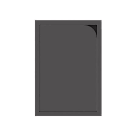 บานซิงค์เดี่ยวเปิดซ้าย KITZCHO CURVE 46x66 ซม. สี GREY GRAPHITE_0
