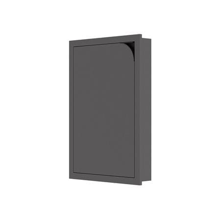 บานซิงค์เดี่ยวเปิดซ้าย KITZCHO CURVE 46x66 ซม. สี GREY GRAPHITE_1