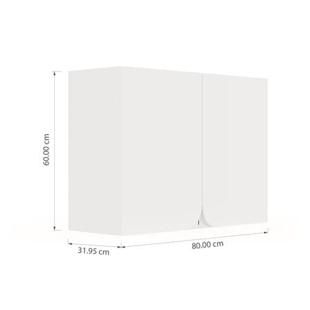 ตู้แขวนคู่ KITZCHO CURVE 80x60 ซม. สี  DIAMOND_5