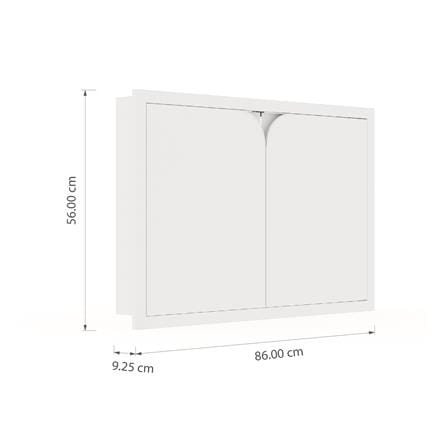 บานใต้เตา KITZCHO CURVE 86x56 ซม. สี DIAMOND_4