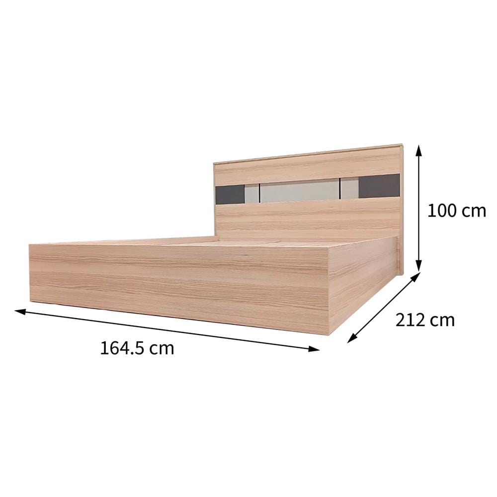 เตียง 5 ฟุต FURDINI BRICK สี PINEOAK