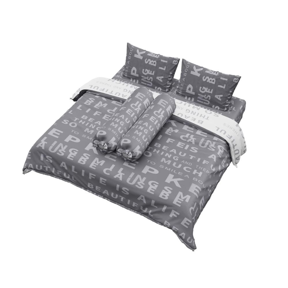 ชุดผ้าปูที่นอน 5 ฟุต (ชุด 5 ชิ้น) FACINO PRINT FA079