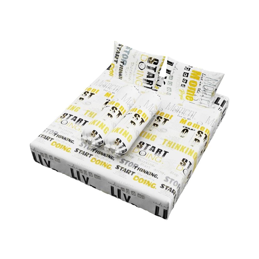 ชุดผ้าปูที่นอน 5 ฟุต (ชุด 5 ชิ้น) FACINO PRINT FA088