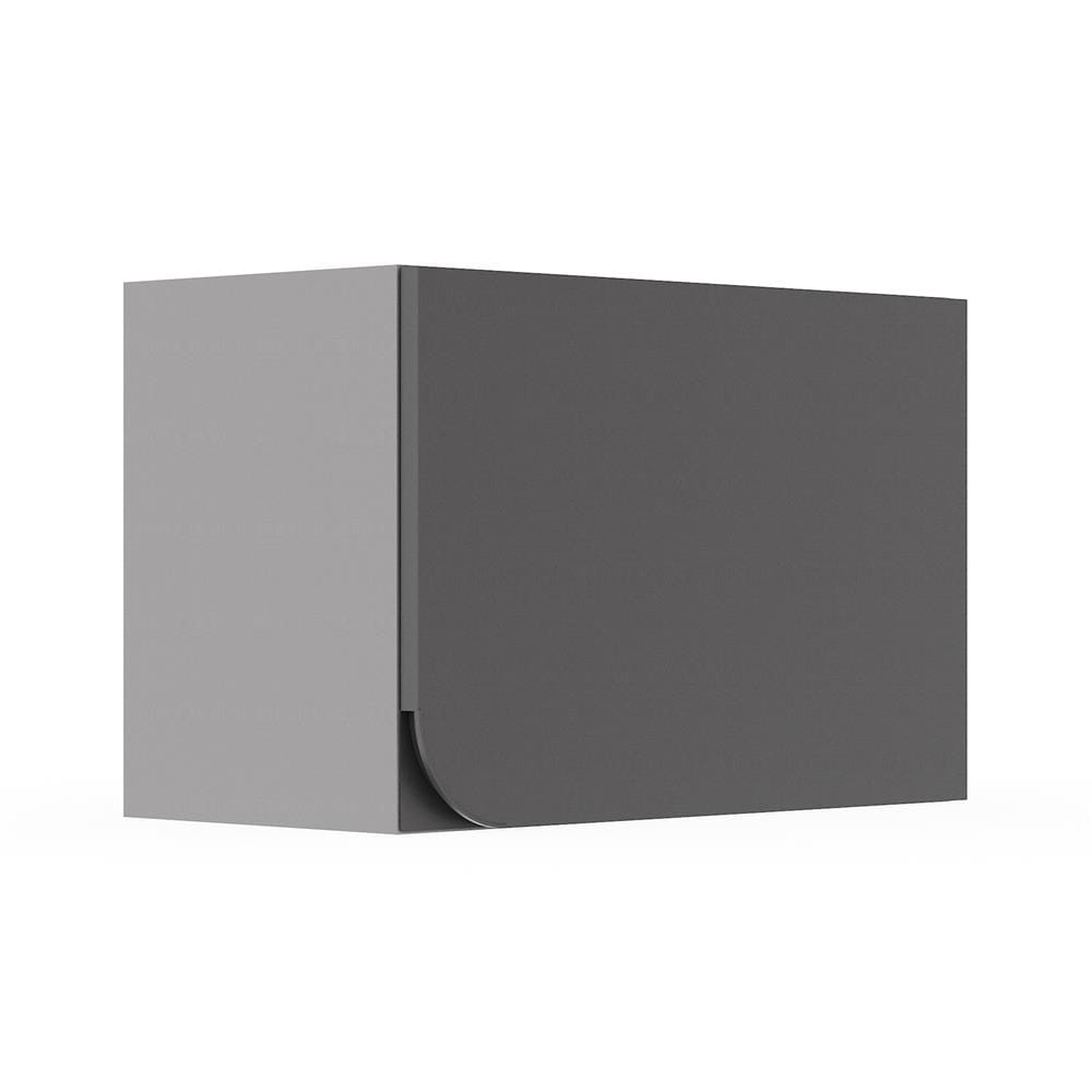 ตู้แขวนเดี่ยวเปิดขวา KITZCHO CURVE 60x40 ซม. สี GREY GRAPHITE