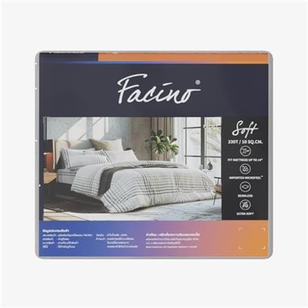 ชุดผ้าปูที่นอน 5 ฟุต (ชุด 5 ชิ้น) FACINO PRINT FA087_3