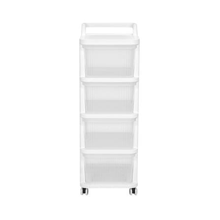 ตู้ลิ้นชัก 4 ชั้น STACKO DEW 38X30X86.5 ซม. สีใส_2