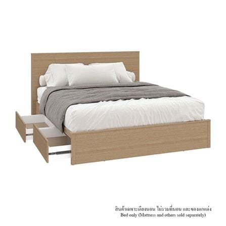 เตียง 5 ฟุต KONCEPT TIMBUR 19236141 สีโอ๊ค_3