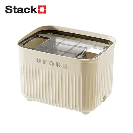 กล่องจัดเก็บเราเตอร์ WI-FI STACKO 20X28X20 ซม. สีครีม_0