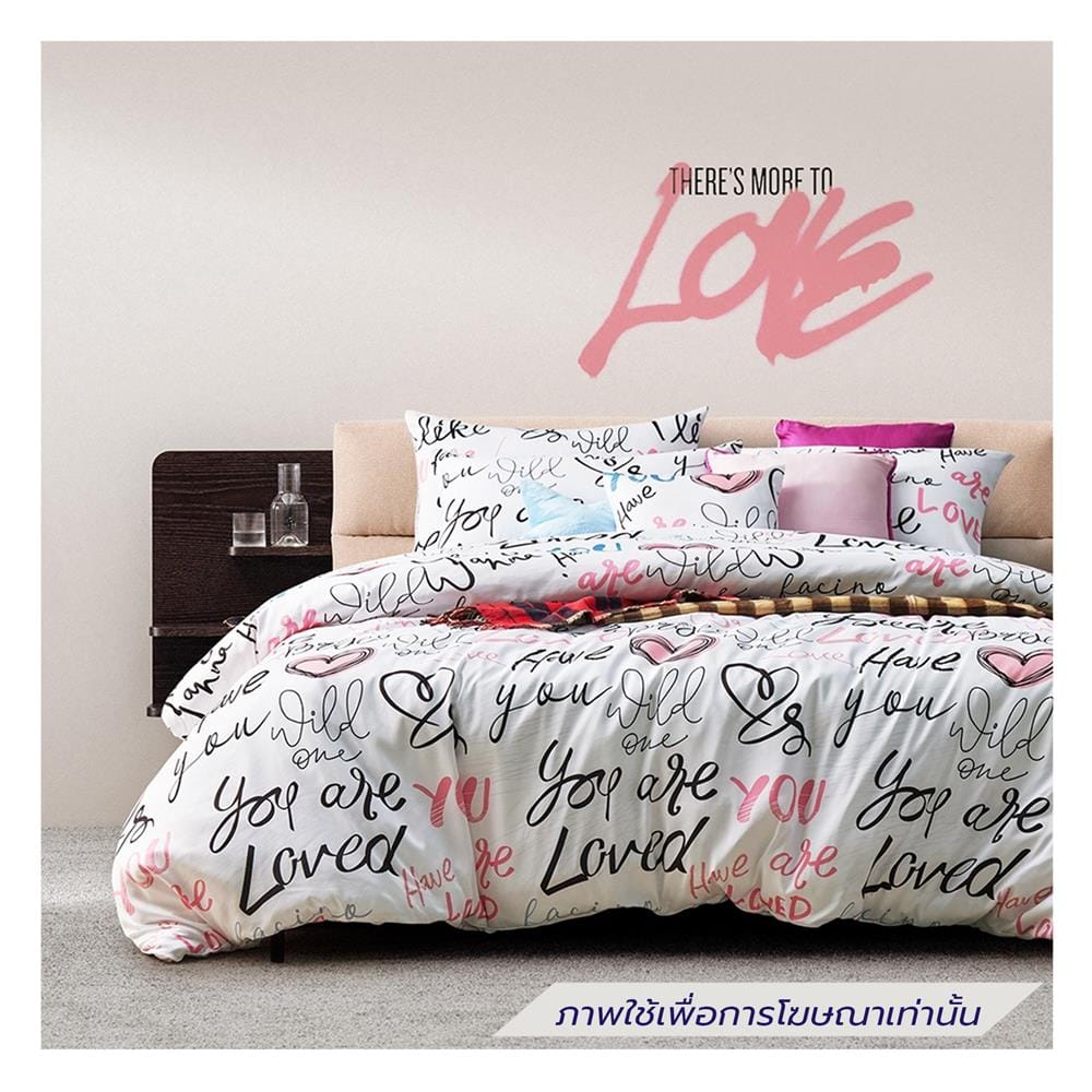 ชุดผ้าปูที่นอน 6 ฟุต (ชุด 6 ชิ้น) FACINO PRINT FA089