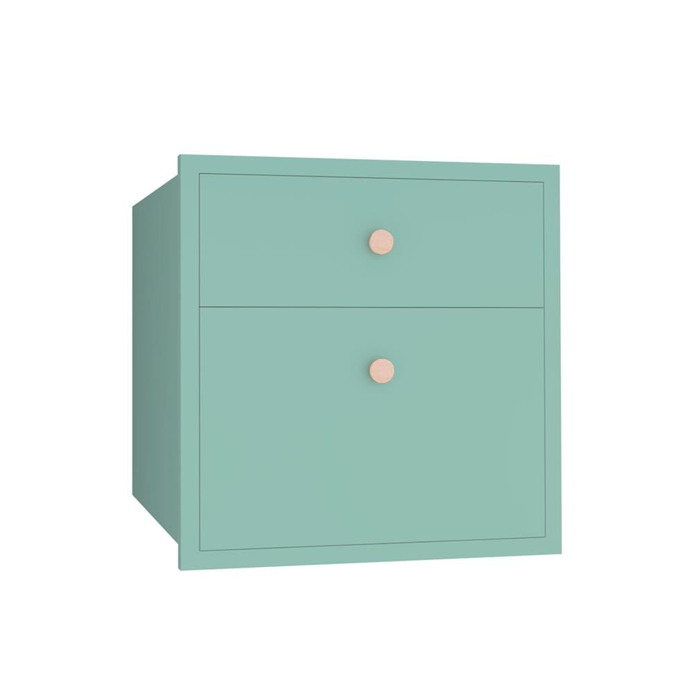 ตู้ลิ้นชัก MJ DOT 86x66 ซม. สี PASTEL MINT