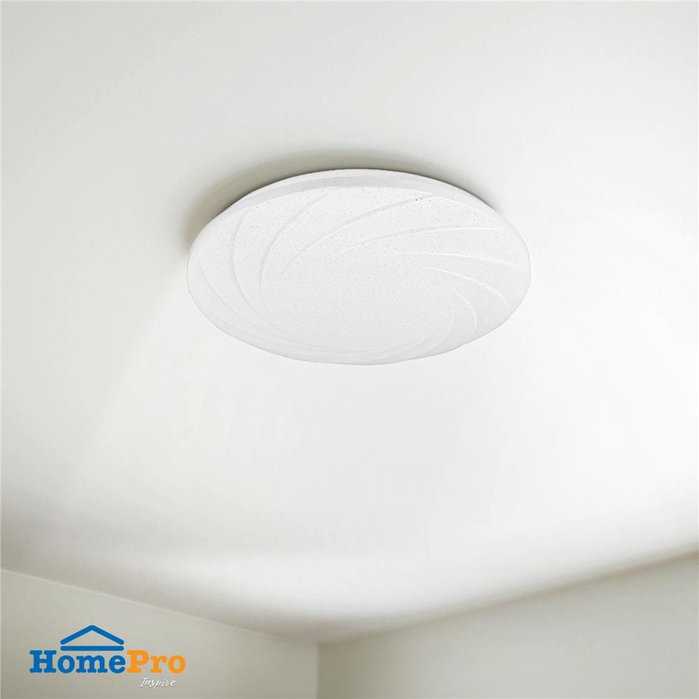ไฟเพดาน LED CARINI R1403-M 15 นิ้ว 24 วัตต์ DAYLIGHT สีขาว