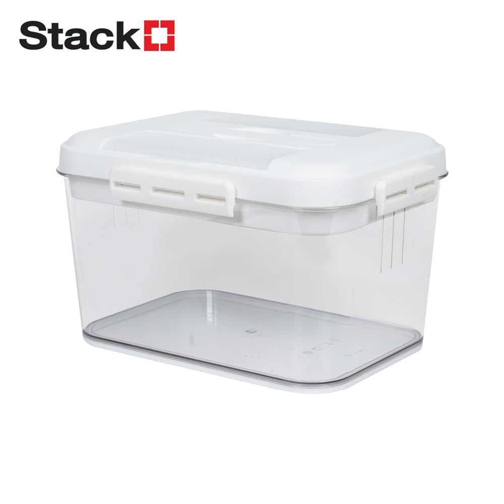 กล่องหูหิ้ว STACKO MEDICAL SIZE S 28X20.5X16 ซม. สีใส