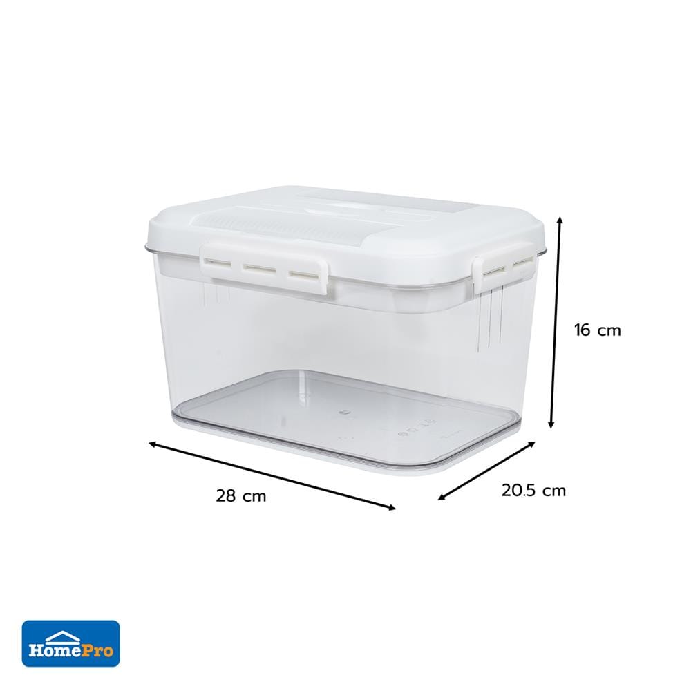 กล่องหูหิ้ว STACKO MEDICAL SIZE S 28X20.5X16 ซม. สีใส