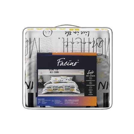 ชุดผ้าปูที่นอน 6 ฟุต (ชุด 6 ชิ้น) FACINO PRINT FA088_4