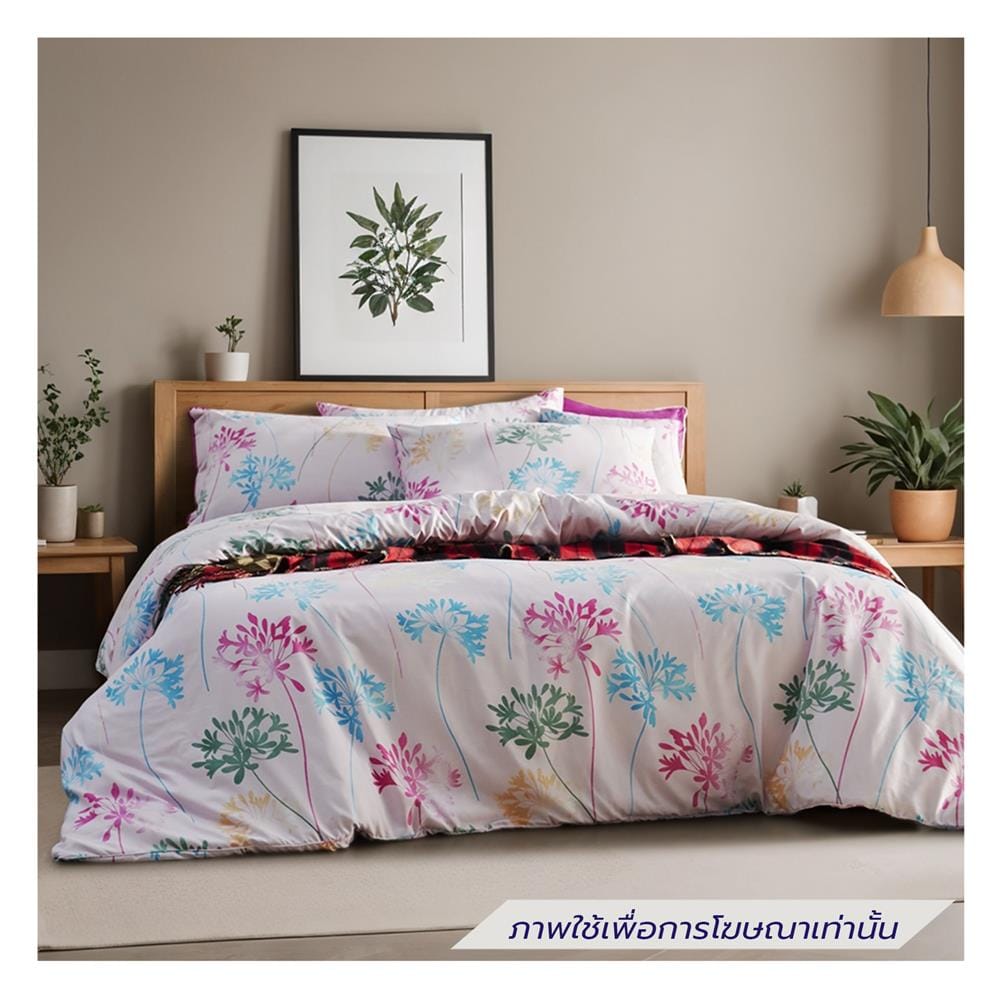 ชุดผ้าปูที่นอน 6 ฟุต (ชุด 6 ชิ้น) FACINO PRINT FA077