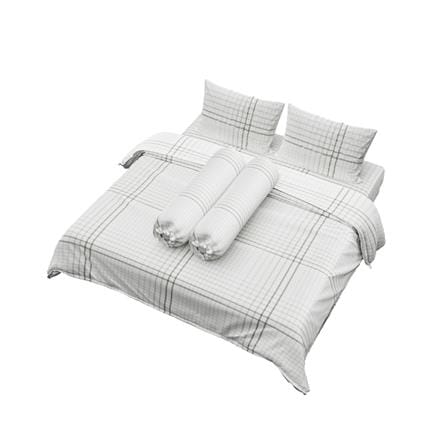 ชุดผ้าปูที่นอน 6 ฟุต (ชุด 6 ชิ้น) FACINO PRINT FA087_1