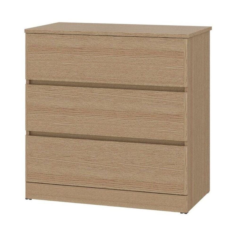 ตู้ลิ้นชัก 3 ลิ้นชัก KONCEPT TIMBUR 19236156 80 ซม. สีโอ๊ค