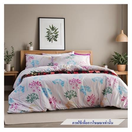 ชุดผ้าปูที่นอน 5 ฟุต (ชุด 6 ชิ้น) FACINO PRINT FA077_0