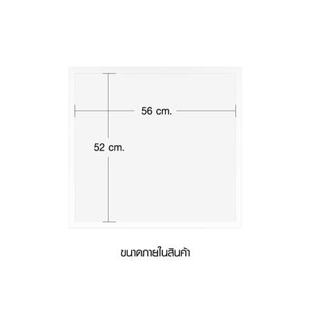 โครงตู้ล่างบานเดี่ยว CABIN UPVC 60x83.5 ซม. สีขาว_8