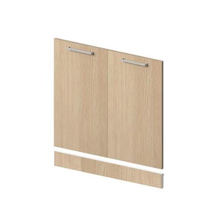 บานคู่โครงตู้ล่าง UPVC CABIN JUNO 80x83.5 ซม. สีบีช_2