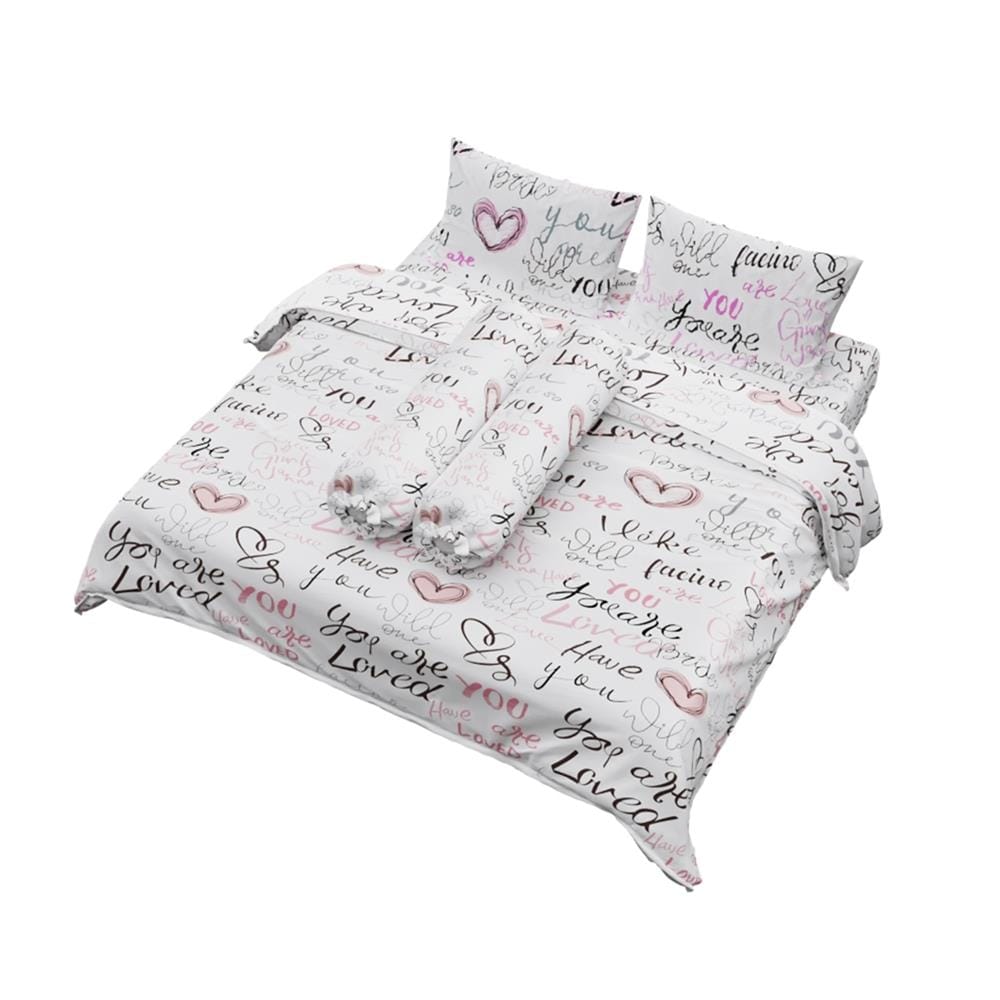 ชุดผ้าปูที่นอน 5 ฟุต (ชุด 6 ชิ้น) FACINO PRINT FA089