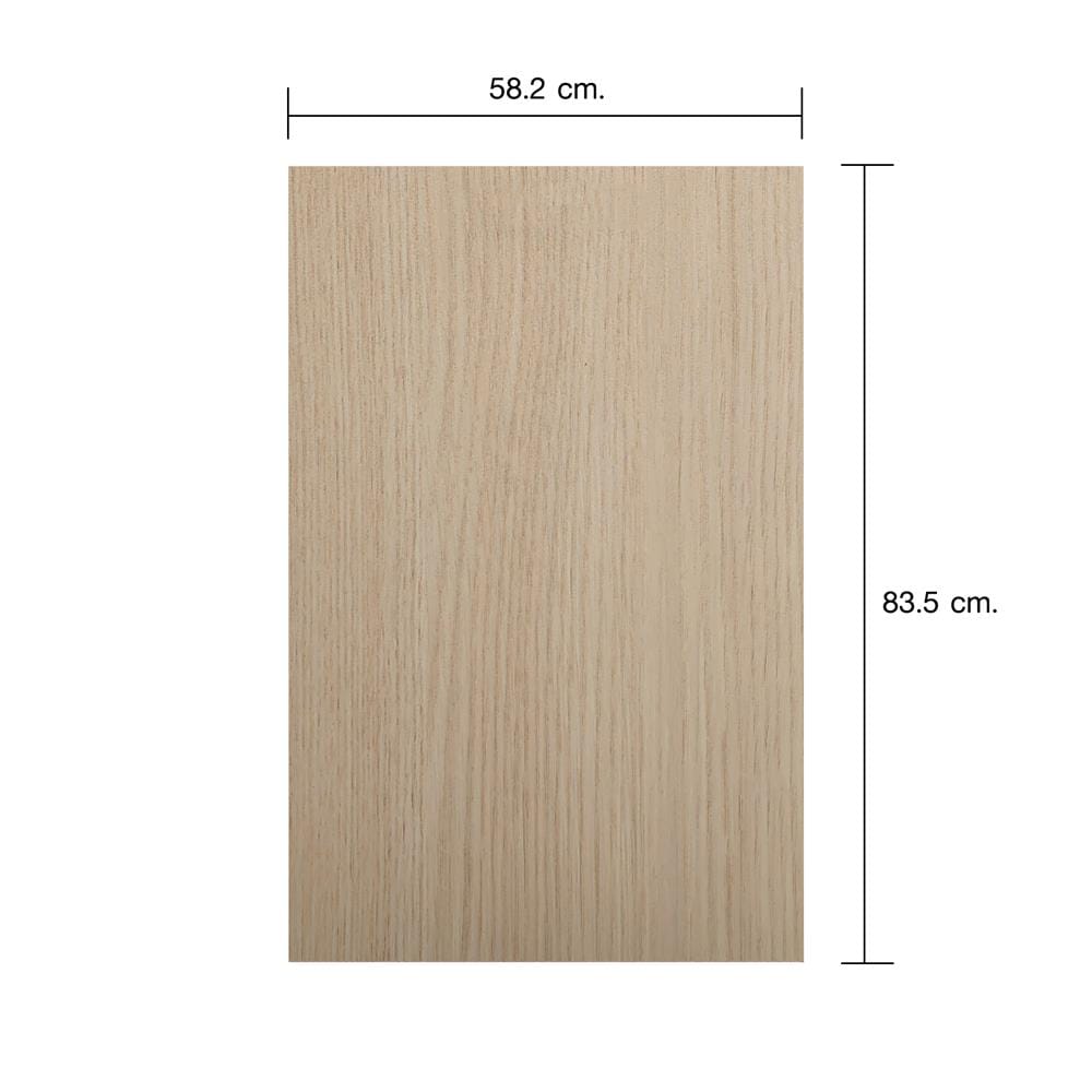 แผ่นปิดข้างตู้ CABIN JUNO UPVC 58.2x83.5 ซม. สีบีช