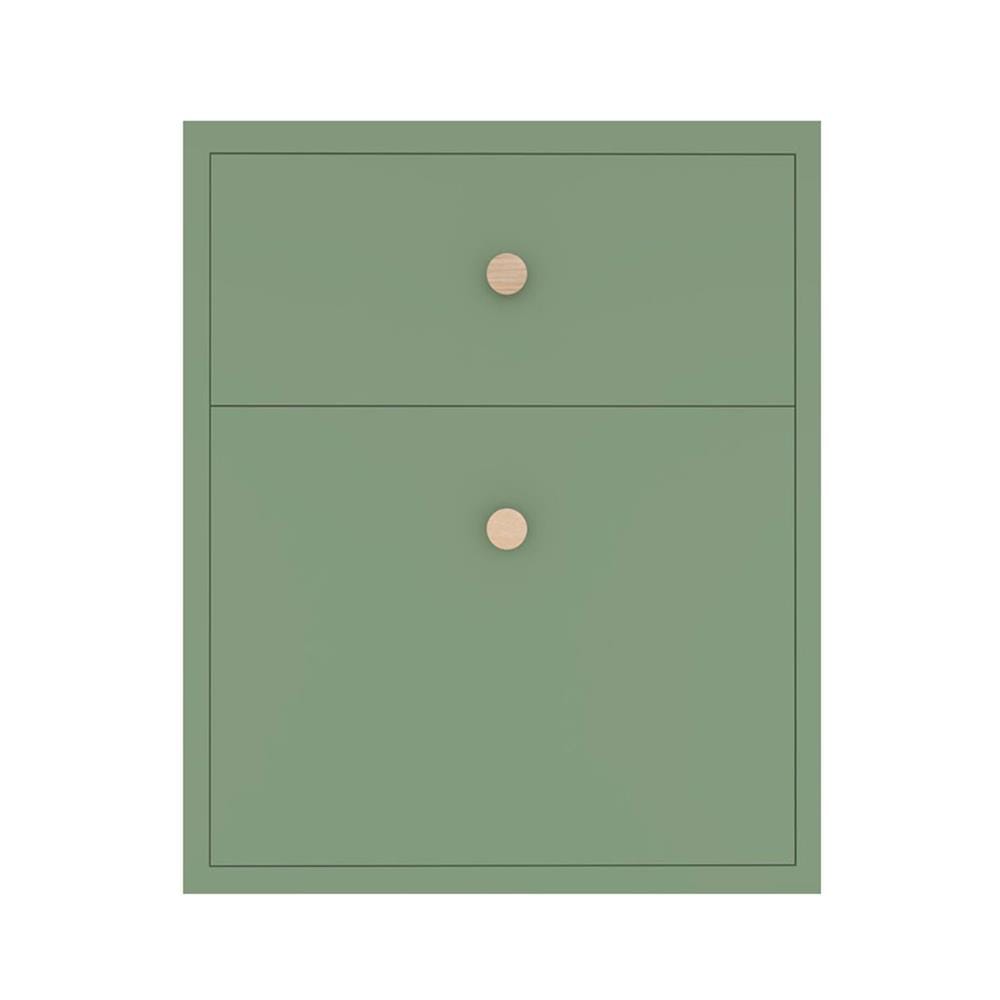 ตู้ลิ้นชัก MJ DOT 86x66 cm. สี MATCHA