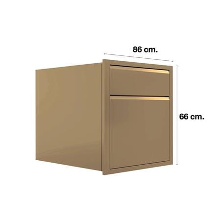 ตู้ลิ้นชัก MJ ETERNITY 86x66 ซม. สี SAND BEIGE_3
