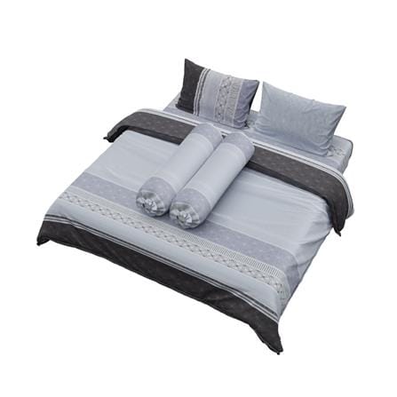 ชุดผ้าปูที่นอน 5 ฟุต (ชุด 6 ชิ้น) FACINO PRINT FA083_1