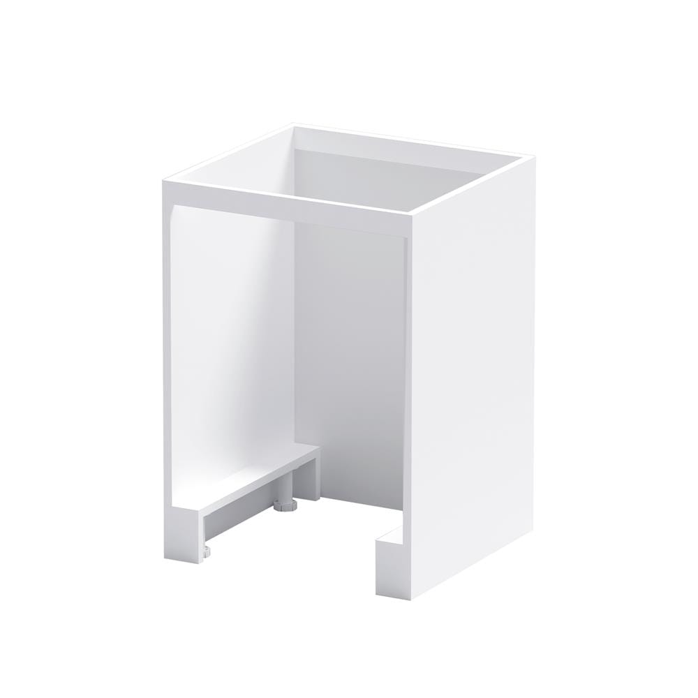 โครงตู้ใส่ถังแก๊ส CABIN UPVC 60x83.5 ซม. สีขาว_0